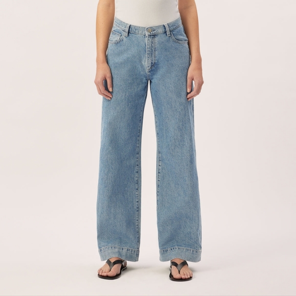 DL1961 Zoie Wide Leg Relaxed Vintage Size 26 Sample - Picture 12 of 16